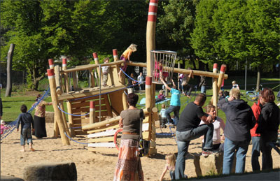 teilausschnitt Kinderspielplatz Schwelm als Vorbild - Foto: Linde Arndt