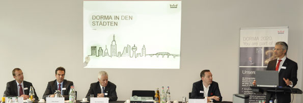 Panel Bilanz-Pressekonferenz DORMA  foto: Linde Arndt