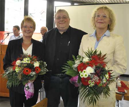 v.l. Anita Schöneberg, Christian Zink und Dr. Petra Kappe  Foto: Linde Arndt