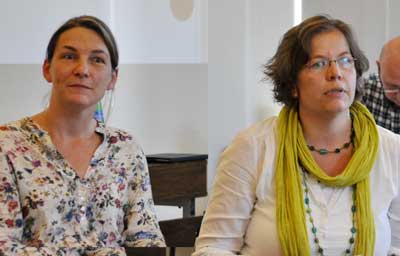 v.l.: Katharina Fournier und Elisabeth Heeke   Foto: (c) Linde Arndt