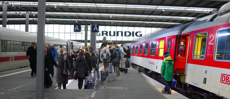 Bahnhof München Foto: (c) Linde Arndt