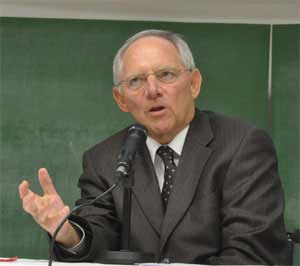 Finanzminister Wolfgang Schäuble Foto:(c) Linde Arndt