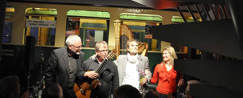 v.l. Thomas Schulte, Stefan Wiesbrock, Urs Fuchs, Ulla van Daelen foto: (c) Linde Arndt